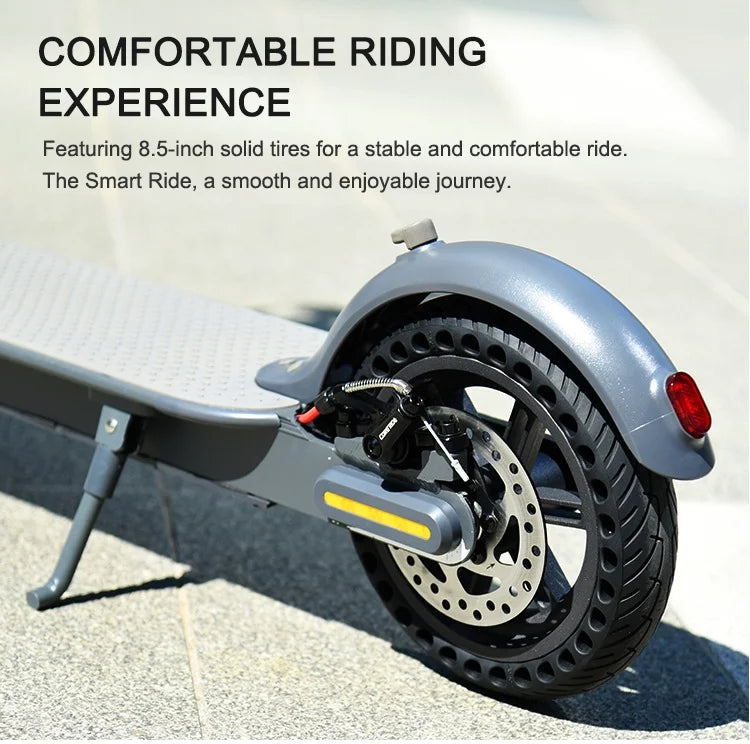 MK083 Electric Scooter Adult 350W Powerful Brushless Motor 25km/h Max Speed Foldable Lightweight City Scooter